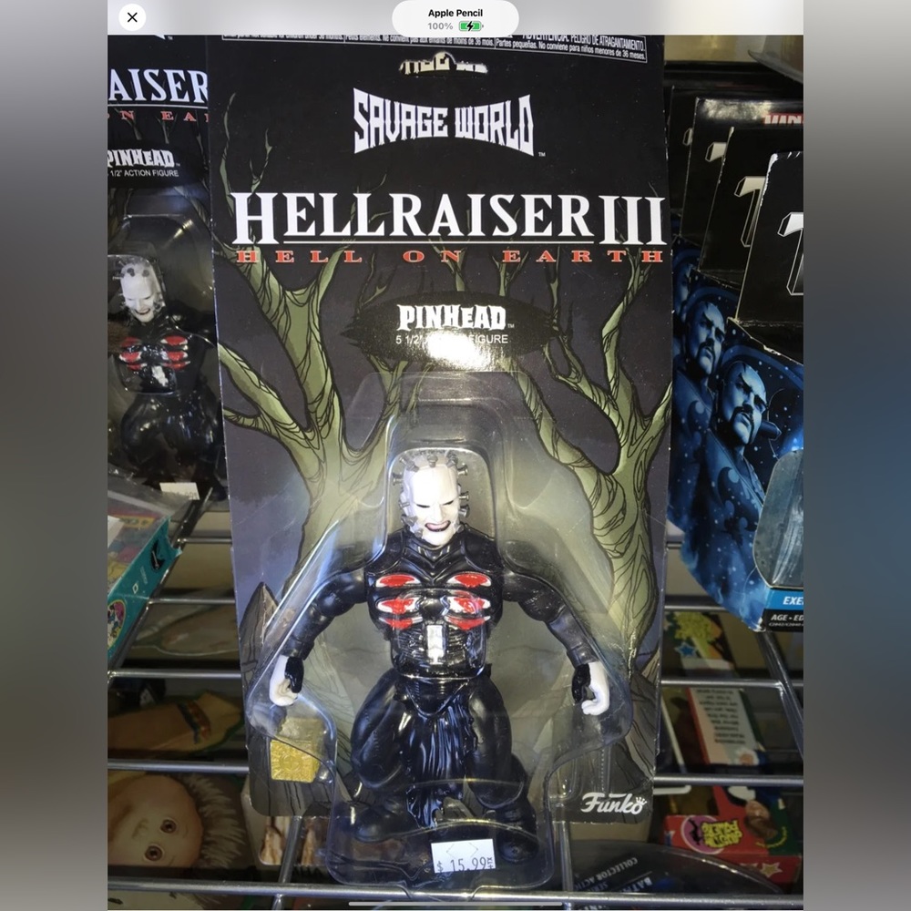 Funko NIB SAVAGE LAND HELLRAISER PINHEAD FIGURE PRICE FIRM
